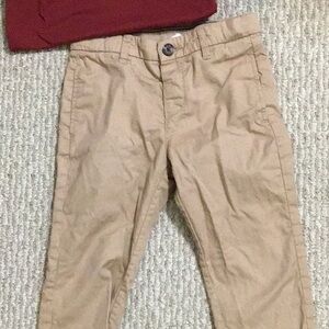 Boys Dress khaki pant (cotton) (worn 1x)Size 4T